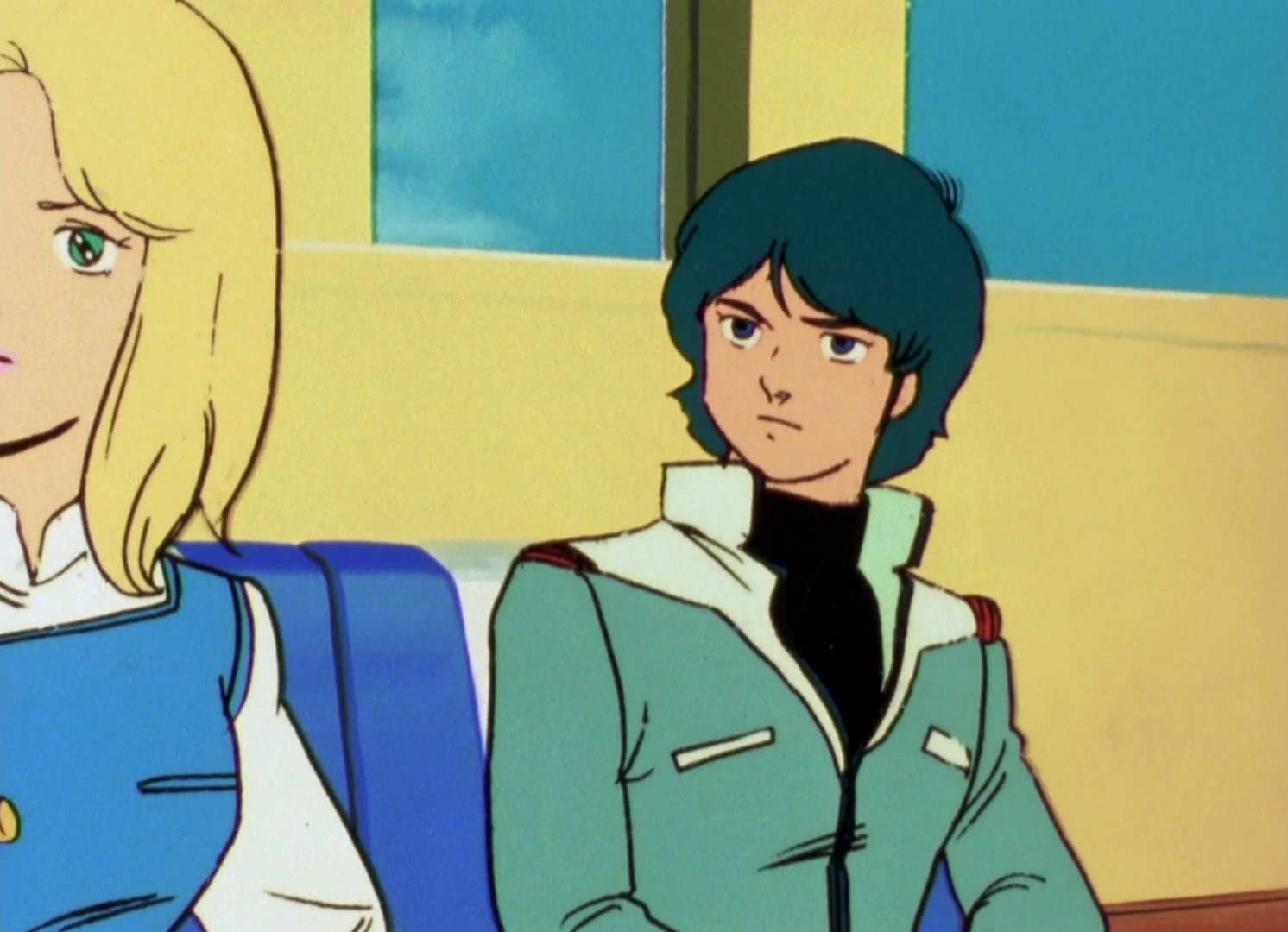Kamille staring completely dead-eyed.