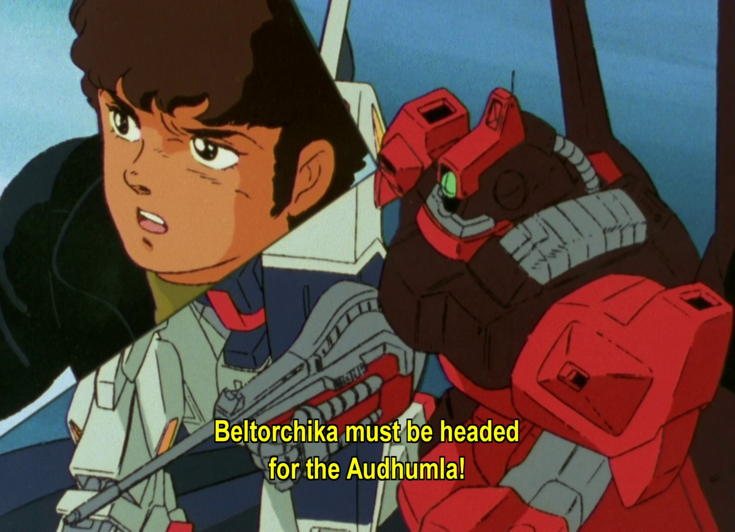 Amuro: Beltorchika must be headed for the Audhumla!