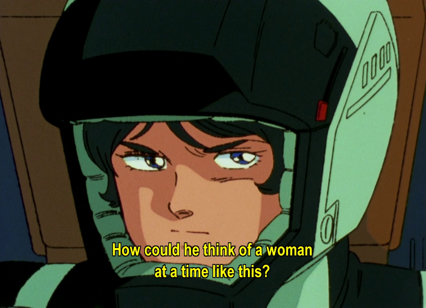 Kamille, annoyed: How could he think of a woman at a time like this?