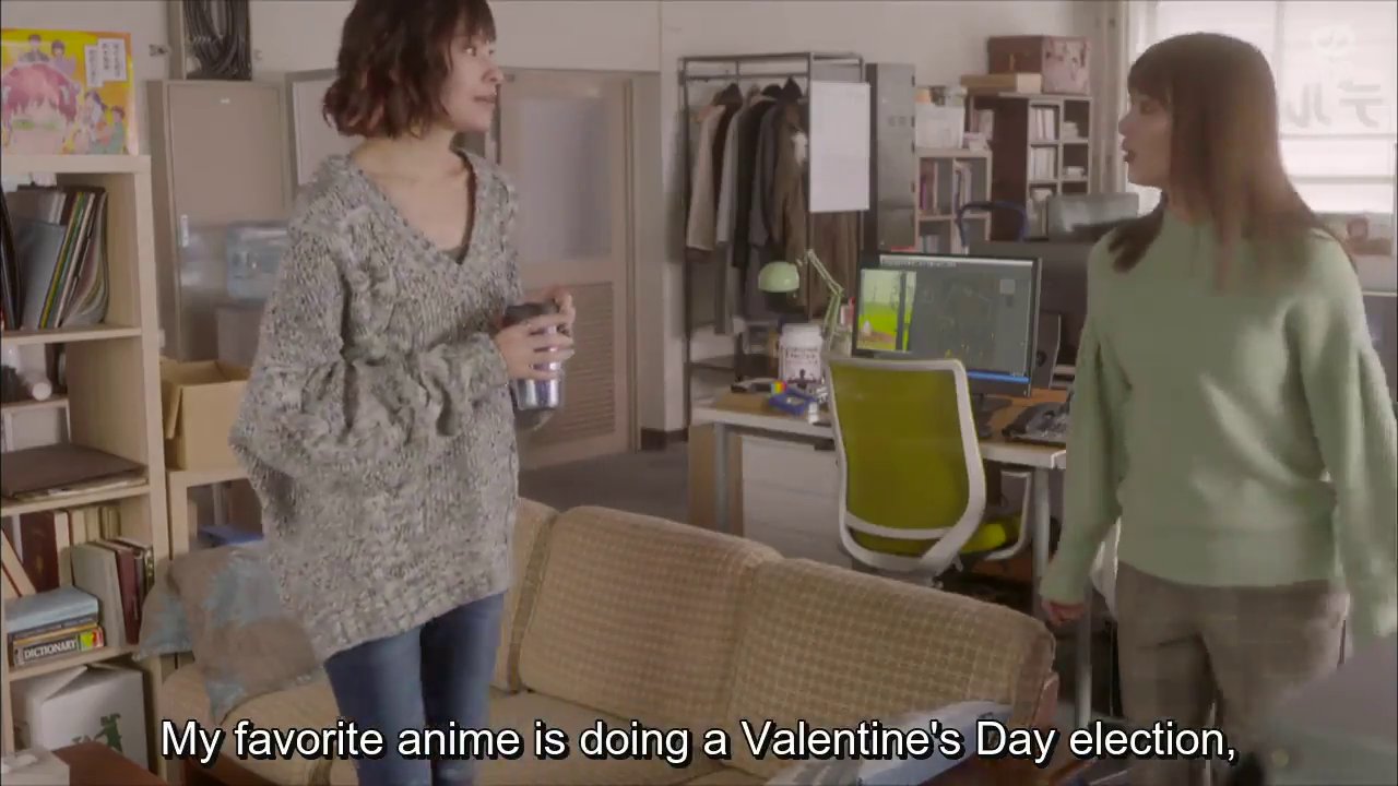My favourite anime is doing a Valentine's Day election,