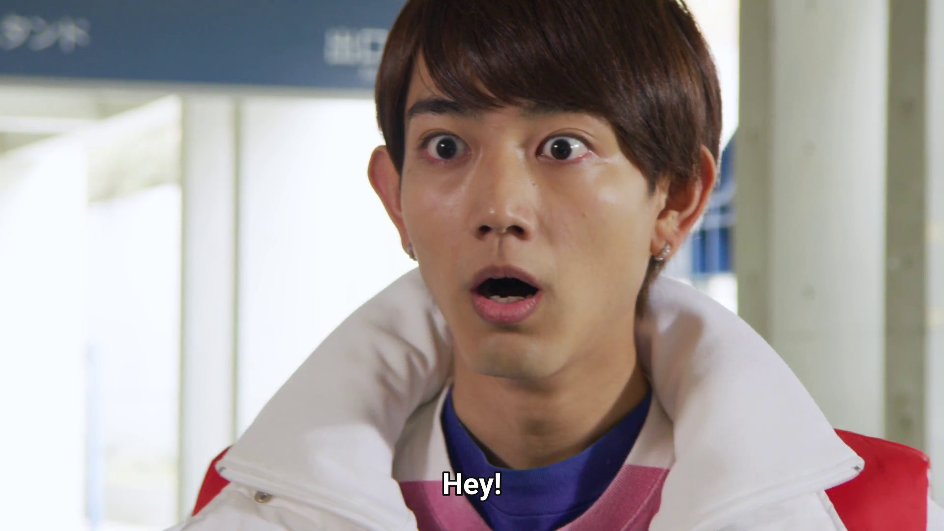 Kaito, shocked: Hey!